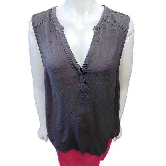 Torrid The Harper Hi  Lo Sleeveless Grey Tank Top Size 2 - Picture 2 of 9